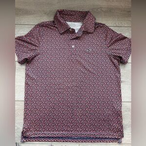Vineyard Vines Watermelon Patterned Polo Shirt